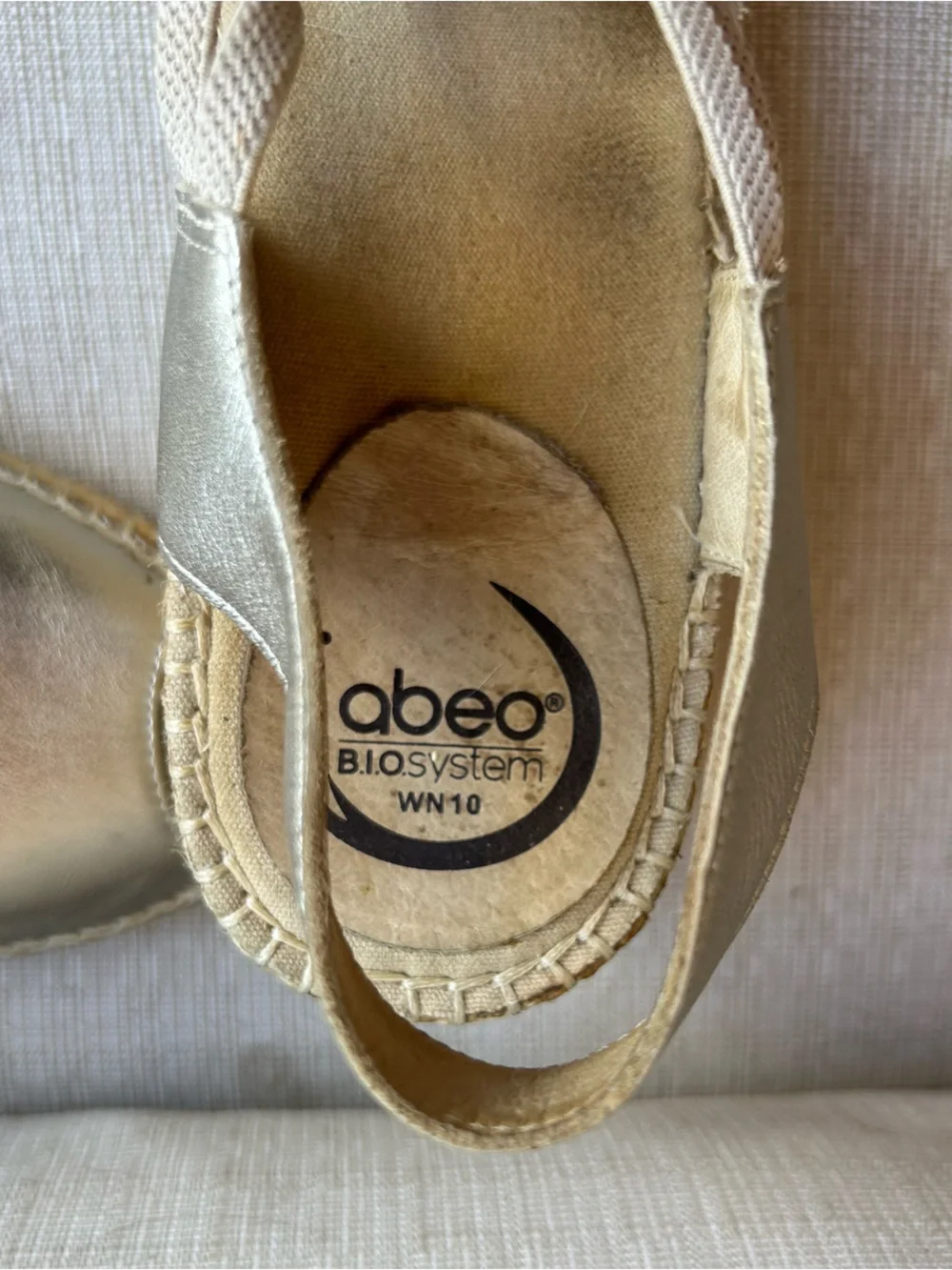 Abeo metallic espadrille